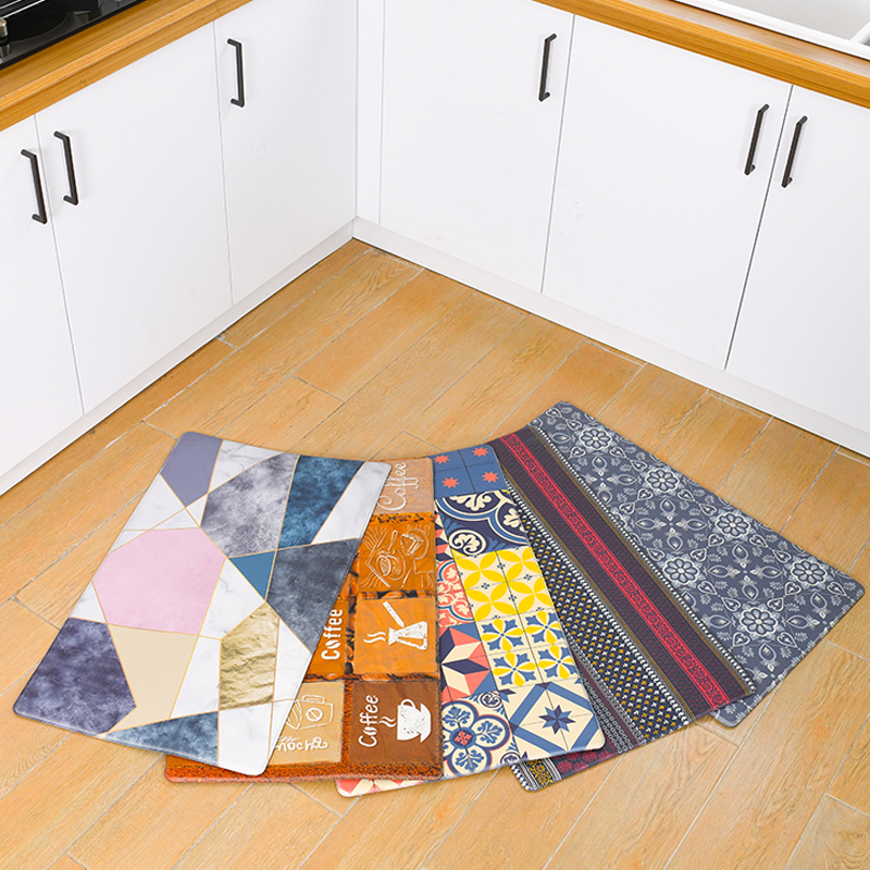 Multi Scene Application PVC Easy Cleaning Kitchen Floor Mat Anti Fatigue Soft And Comfortable Foot Pad
